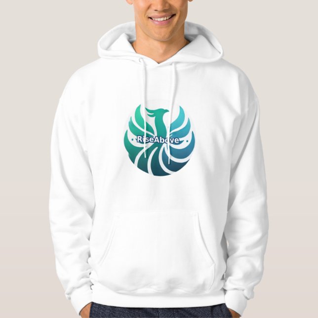 Rise Above – Phoenix Strength Logo Hoodie (Front)
