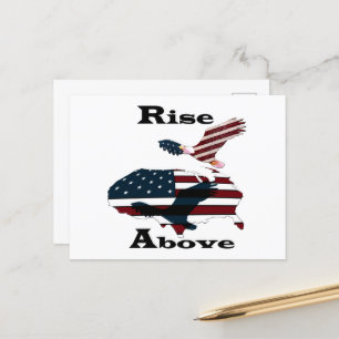 Rise above  postcard