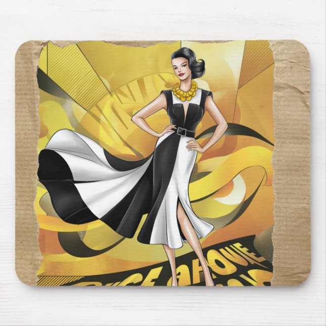 Rise above, shine on- mouse pad (Front)