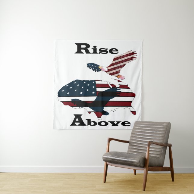 Rise above  tapestry (In Situ (Horizontal))