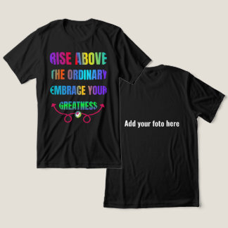 Rise Above the Ordinary Embrace your Greatness Tri-Blend Shirt