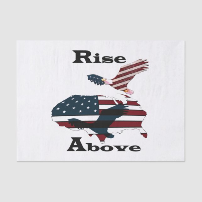 Rise above  tissue paper (Front)