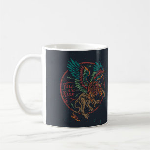 Rise and Fall of the Mythological Griffin Coffee Mug