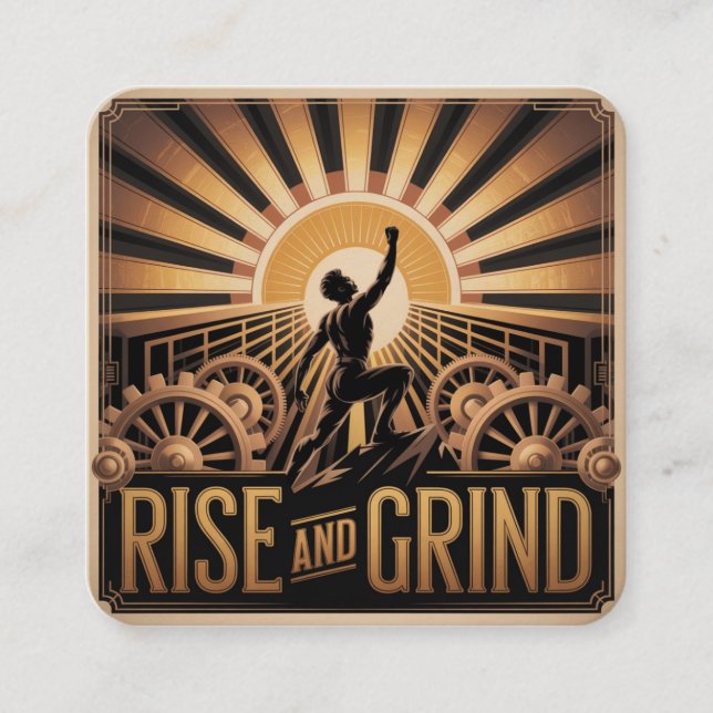 Rise And Grind Enclosure Card (Front)