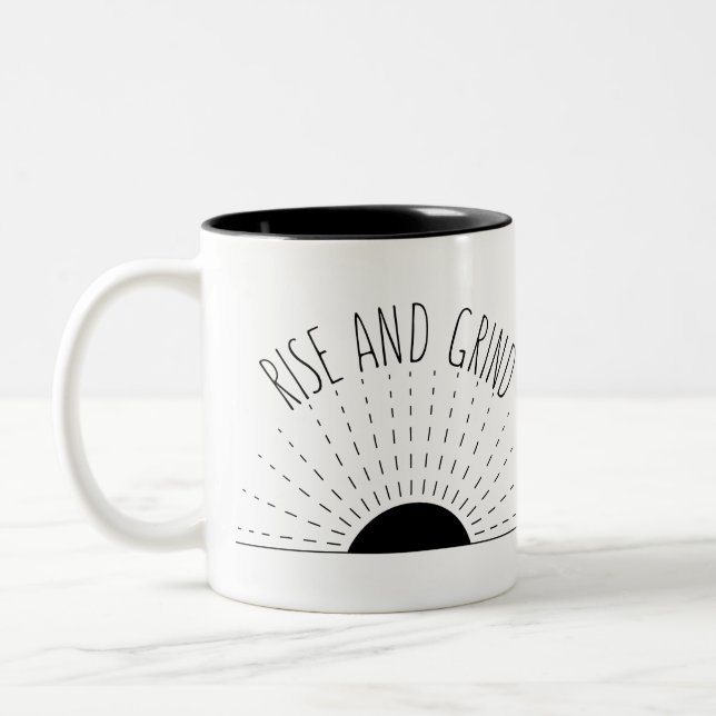 Rise And Grind Mug (Left)