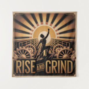 Rise And Grind Tapestry