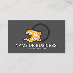 rise and roll cycle business card