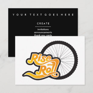 rise and roll cycle invitation