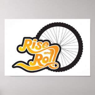 rise and roll cycle poster