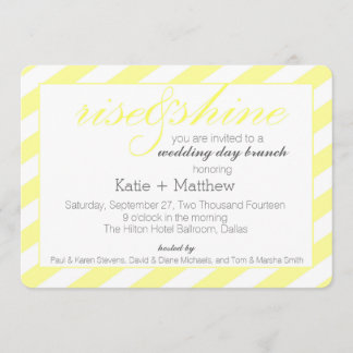 Rise and Shine Invitation