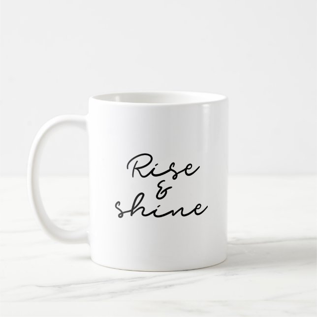 Rise and shine mug (Left)