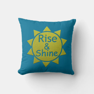 Rise And Shine Paper Cut Art Print Cushion