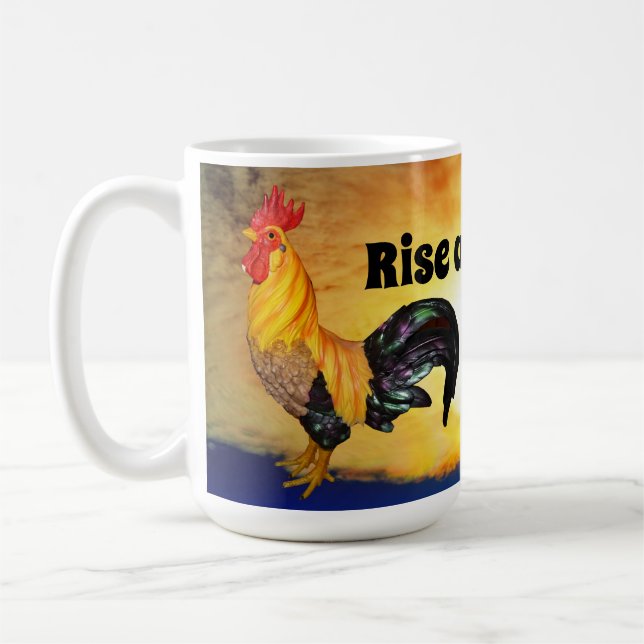 Rise and shine rooster mug (Left)