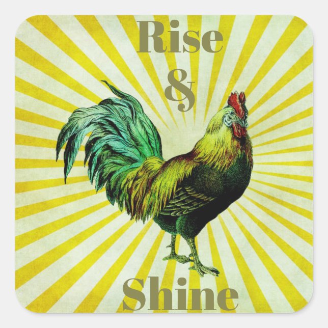 Rise and Shine Sticker (Front)