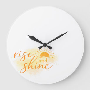 Rise and Shine Sunrise Wall Clock