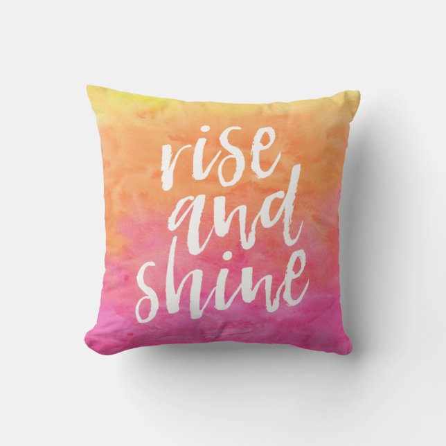 Rise and Shine | Sweet Dreams pillow (Front)