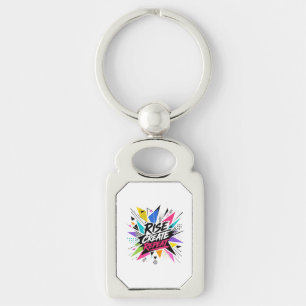 Rise Create Repeat Inspirational Motivational Quot Key Ring