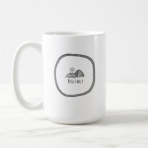 Rise Early: Farm Life Simplicity Minimalist Nature Coffee Mug
