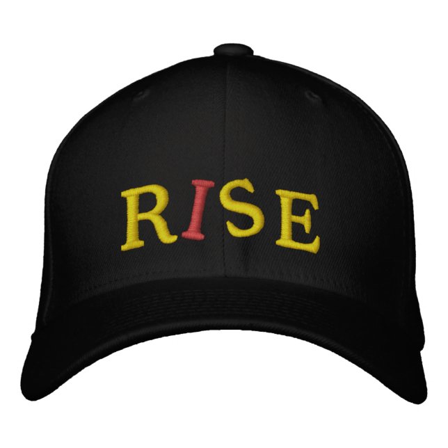 RISE EMBROIDERED HAT (Front)