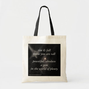 "rise & fall" moon bag
