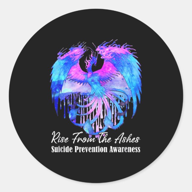 Rise From -pcute Ss Cute Ssnix - The Ashes  Classic Round Sticker (Front)