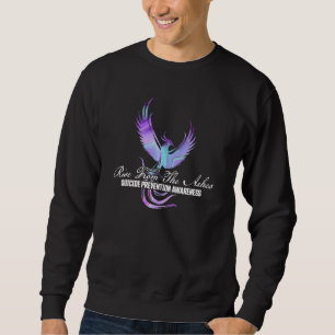 Rise From Phoenix The Ashes Suicide Prevention Awa Sweatshirt