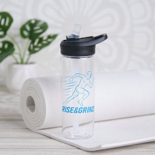 Rise & Grind Water Bottle – Stay Hydrated