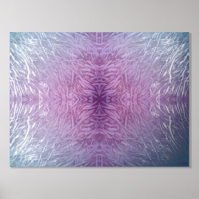 Rise Higher Silver Foil Block Art Print (Front)