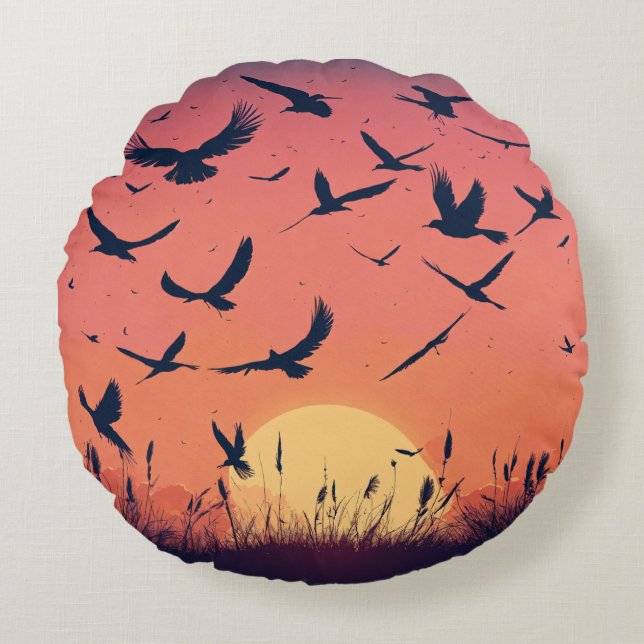 Rise in Silence Round Cushion (Front)