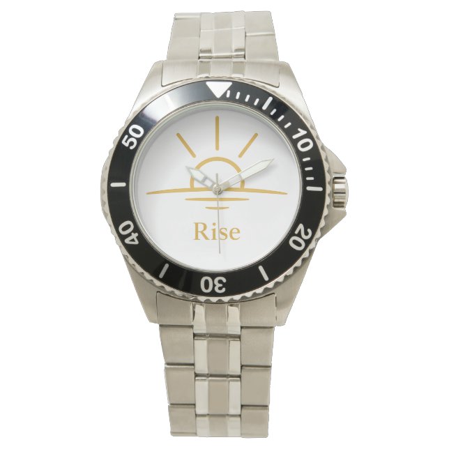 Rise — Minimalist Sunrise Watch (Front)