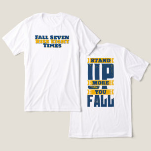 Rise More Than You Fall Motivational Tri-Blend Shirt
