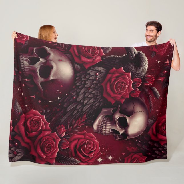 Rise Of Darkness 60x80 Fleece Blanket (In Situ)