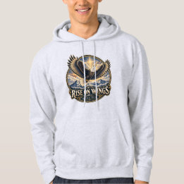 Rise on Wings Eagle Isaiah 40:31 Hoodie