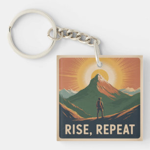 Rise, Repeat Key Ring