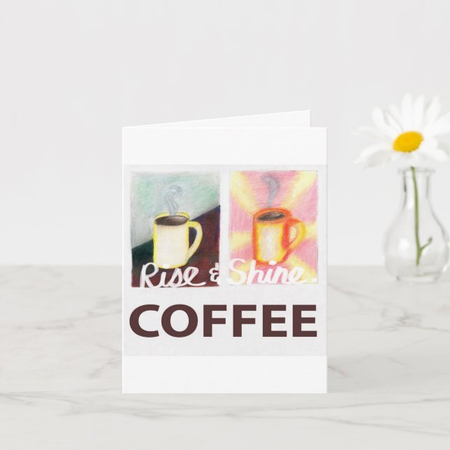 Rise & Shine Coffee Card (Small Plant)