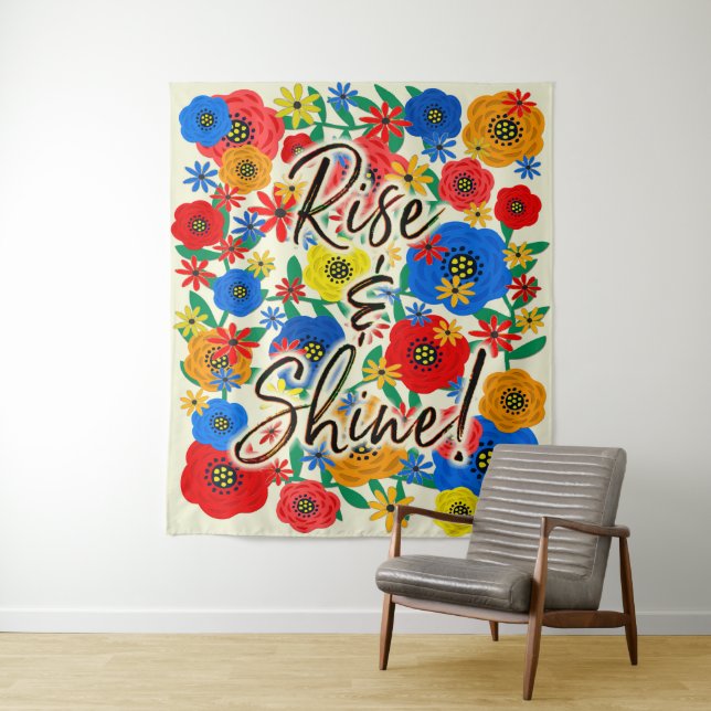 Rise & Shine Large Tapestry (In Situ)