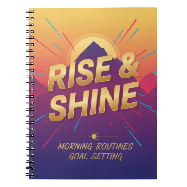 Rise & Shine Planner Notebook (Front)