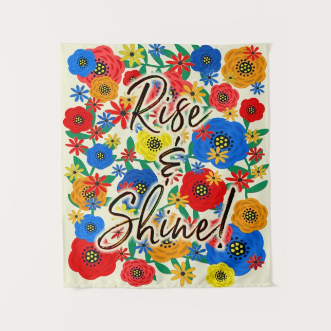 Rise & Shine Small Tapestry (Front)