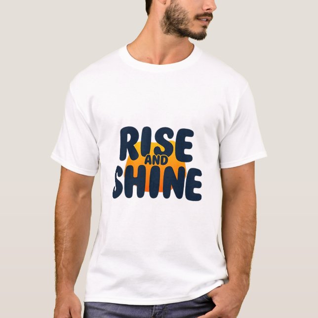 Rise & Shine Sunrise Gradient Tee (Front)