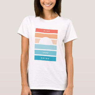 rise shine t-shirt for women