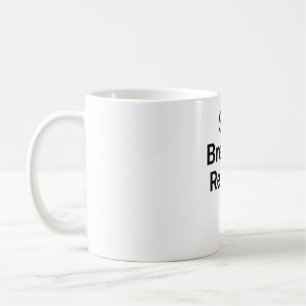 Rise Stronger – Motivational Typography Design Coffee Mug