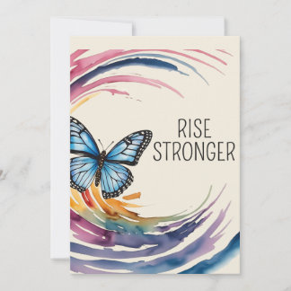Rise Stronger Themed Invitation