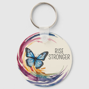 Rise Stronger Themed Key Ring
