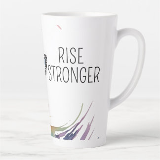 Rise Stronger Themed Latte Mug