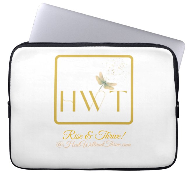 Rise & Thrive! Gold Collection Pocket Folder Laptop Sleeve (Front)