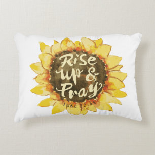 Rise Up And Pray - Luke 22:46 Decorative Cushion