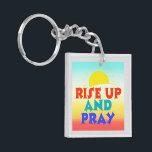 RISE UP AND PRAY RELIGIOUS QUOTE KEY RING<br><div class="desc">Introducing our "RISE UP AND PRAY" Religious Quote Keychain – a powerful and meaningful accessory designed to inspire and uplift. Crafted carefully, this keychain features a timeless quote encouraging resilience and spiritual connection. Personalise it with initials, making it a unique and thoughtful gift for any occasion. Whether used as a...</div>