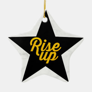 Rise Up Hamilton Ceramic Ornament