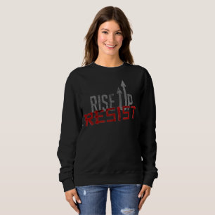 Rise Up, Resist Dark Women's Basic Sweatshirt