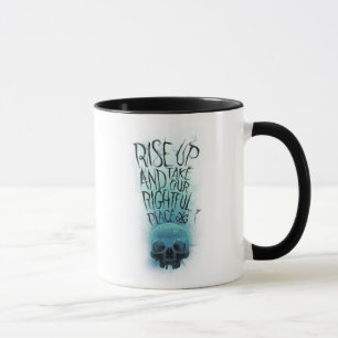 "Rise Up" Skull & Smoke Graphic Mug